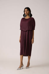 Lisette Dress - Wine